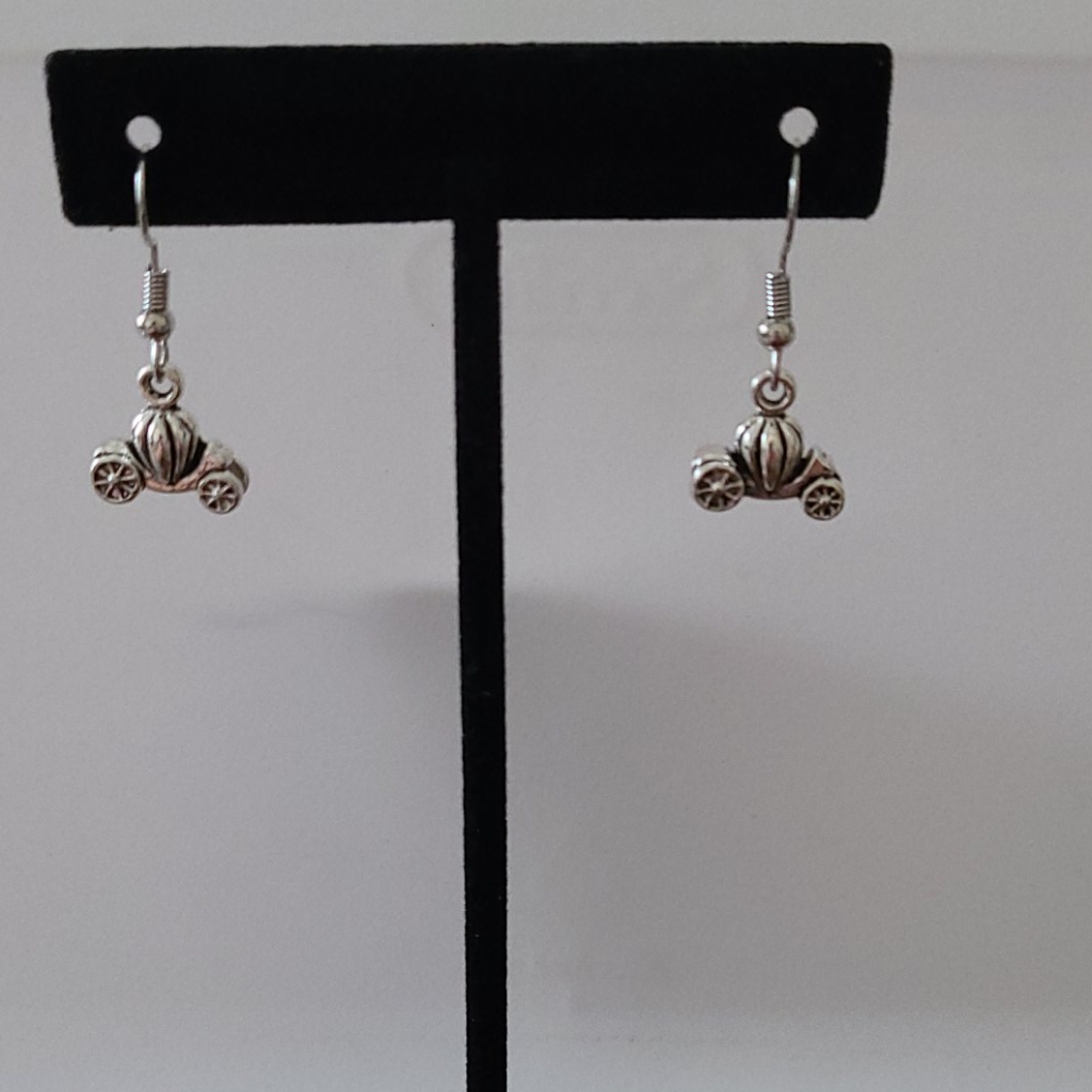 - Pumpkin Coach Earrings